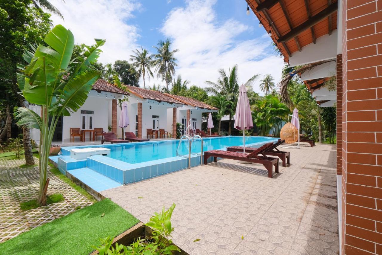 לינה וארוחת בוקר דואונג דונג Duc Anh Bungalow מראה חיצוני תמונה