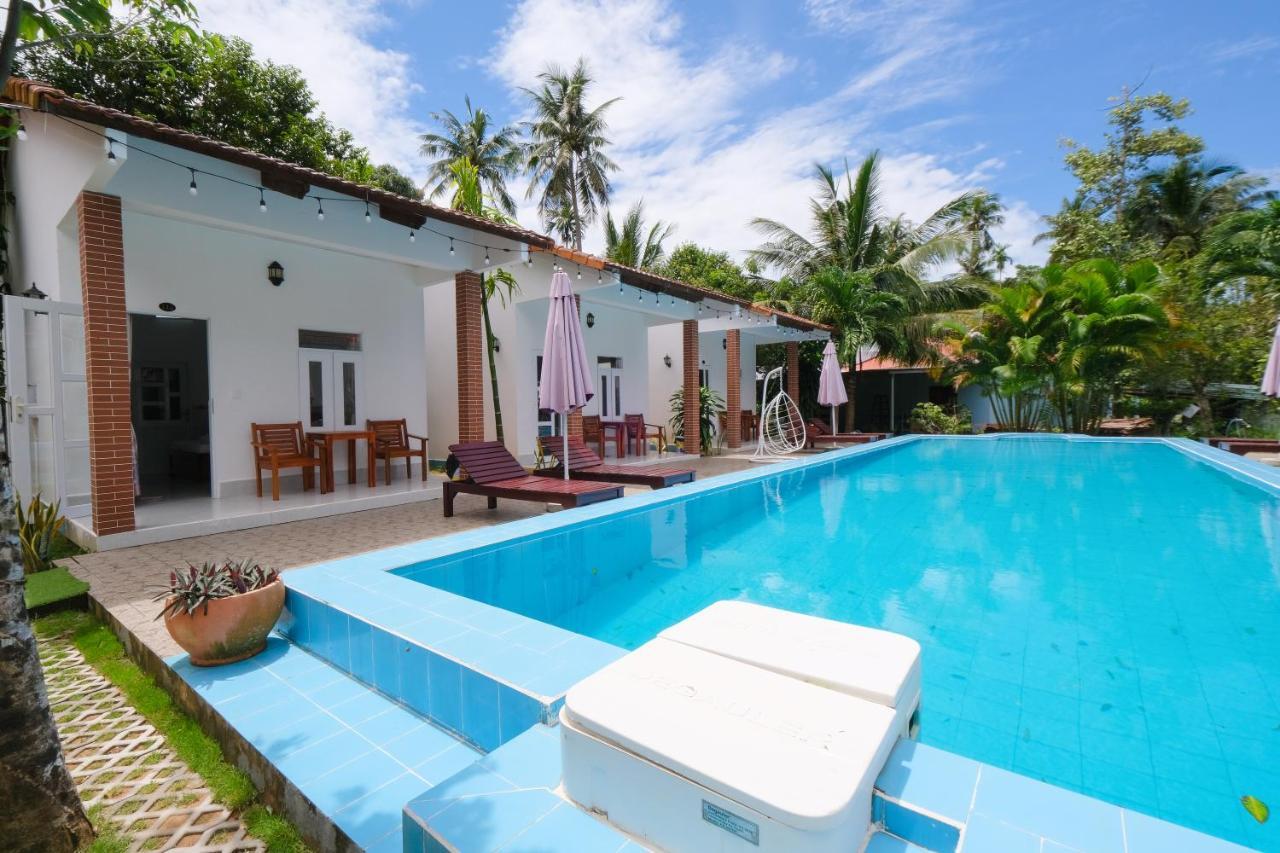 לינה וארוחת בוקר דואונג דונג Duc Anh Bungalow מראה חיצוני תמונה