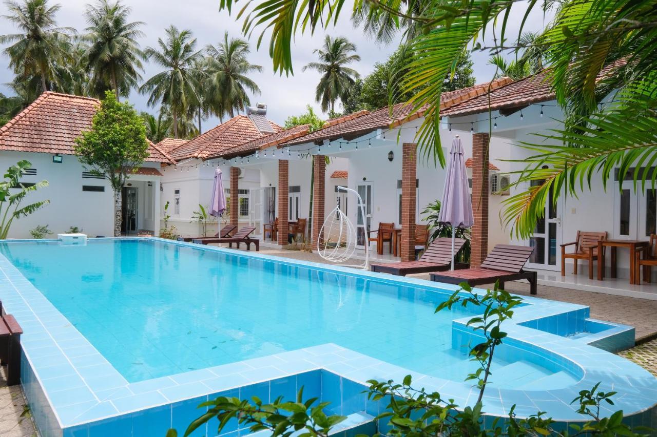 לינה וארוחת בוקר דואונג דונג Duc Anh Bungalow מראה חיצוני תמונה