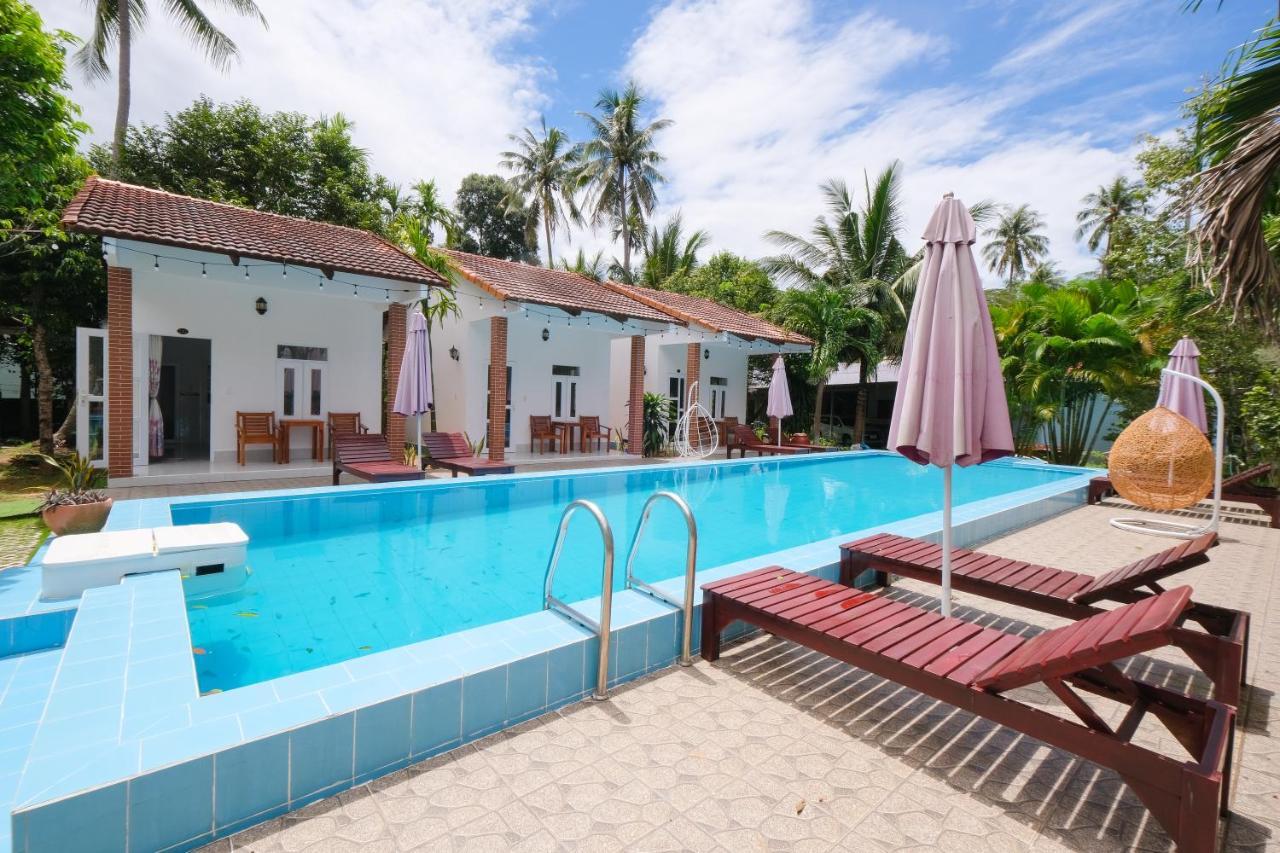 לינה וארוחת בוקר דואונג דונג Duc Anh Bungalow מראה חיצוני תמונה